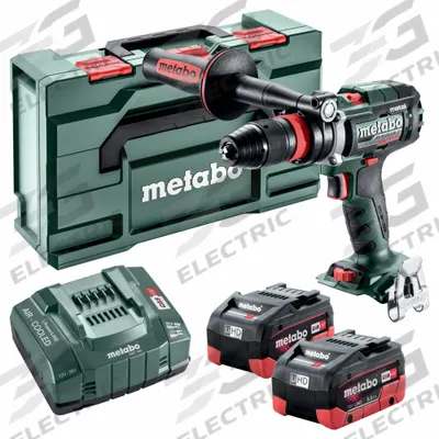 METABO Drill-Driver Kit: Premium, 1/2 in Chuck, 4,000 RPM Max., Brushless, Battery Included - Metabo Cordless Pistol-Grip Drills