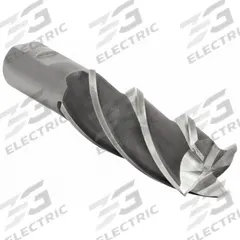 CLEVELAND Square End Mill: High Speed Steel, 4 Flute, 1-1/8" Mill Dia, 4" LOC, 6-1/2" OAL (MPN C33378)