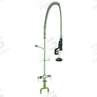 ENCORE Pre Rinse Faucet: KL50, Deck, Single-Post, 1 Mounting Holes, Brass, Chrome, 1.6 gpm Flow Rate (MPN KL50-1000-BR). Key specifications — Brand: ENCORE; Color/Finish: Chrome.