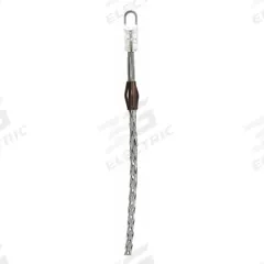 HUBBELL WIRING DEVICE-KELLEMS Pulling Grip: 0.50 in to 0.74 in, 10,000 lb Breaking Strength (MPN 03302018). Key specifications — Cable Dia. Range: 0.50 in to 0.74 in; Material: Galvanized Steel; Color Code: Brown; Eye Style: Rotating; Brand: HUBBELL WIRING DEVICE-KELLEMS.