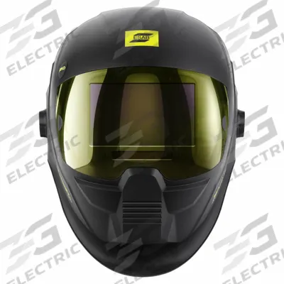 ESAB Welding Helmet: Auto-Darkening, 4 Arc Sensors, Black, Sentinel, W3/5 to W13 - Auto-Darkening Welding Helmets - Solid Color