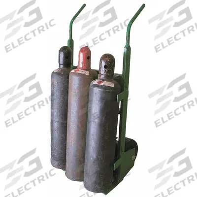 SAFTCART Cylinder Hand Truck: 800 lb, Single, 3 Cylinder - Standard Cylinder Hand Trucks