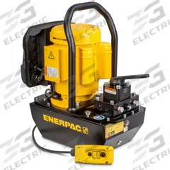 ENERPAC Hydraulic Electric Pump, High Flow: 10,000 psi Max. Op Pressure, 20 cu in/min Max. Flow Rate (MPN ZE2308PB). Key specifications — attr941810: ZE2308PB; attr941814: Hold.