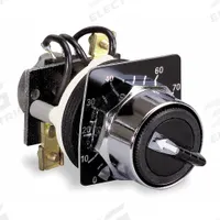 SCHNEIDER ELECTRIC Potentiometer: 30 mm Panel Mounting Size, 2,500 ohm Max Resist Rating (MPN 9001SK2106). Key specifications — Manufacturer Part Number: 9001SK2106; Series: 9001SK; Brand: SCHNEIDER; Includes Dial Plate: Dial Plate Included; Bezel Style: Non-Metallic (Black).