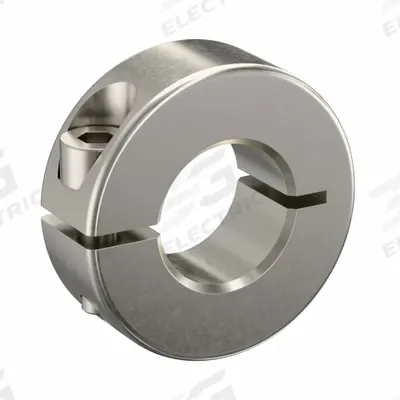 RULAND MANUFACTURING Shaft Collar: 1-Piece, Metric, Round, Clamp-On, 17 mm Bore Dia - Stainless Steel Shaft Collars