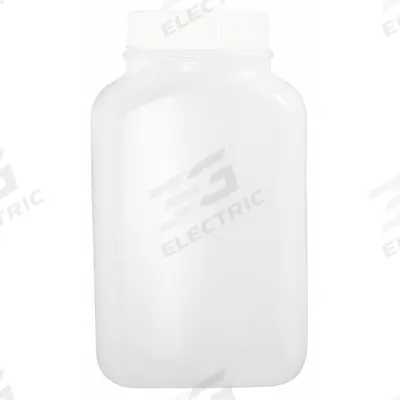QORPAK Mixing/Storage/Sampling Bottle: 160 mL, 5.5 fl oz, HDPE, Natural - HDPE Rectangular Lab Bottles