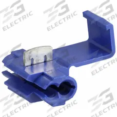 3M Insulation Displacement Connector: 2 Ports, Blue, 18 AWG – 16 AWG Run Size Range, 1,000 V (MPN 801). Key specifications — attr1308123: 3M; attr1351571: No.