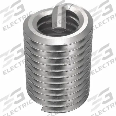 HELI-COIL Helical Insert: Tanged Tang Style, Screw-Locking, M5-0.80 Thread Size, Plain - Screw-Locking Tanged Helical Inserts