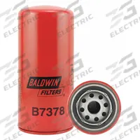 BALDWIN FILTERS Oil Filter: M24-1.50 Thread Size, 8 1/8 in Overall Ht, 3 11/16 in Outside Dia, Oil (MPN B7378). Key specifications — Brand: BALDWIN FILTERS; Compatible Vehicle Make: Caterpillar; Includes: Anti-Drainback Valve; Media Material: Cellulose.