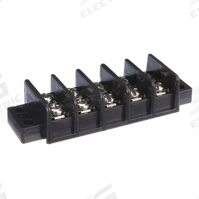 APPROVED VENDOR Barrier Terminal Strip: 5 Poles, 22 AWG – 10 AWG For Wire Sizes - Surface Mount Barrier Strips