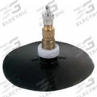 HALTEC Tractor Grader Tube: Tractor and Grader Tube Valve Assembly, Clamp-In, 180° Valve Stem Angle (MPN TV-218R). Key specifications — Valve Type: Clamp-In; Thread Size: 0.305-32; Valve Shape: Straight; Color: Black; Product Type: Tractor and Grader Tube Valve Assembly; Compatible Vehicle Type: Tractors; Material: Rubber; Brand: HALTEC.