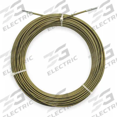 GREENLEE Fish Tape: 100 ft Lg, Round Tape Shape, Metal Eyelet End Style, FS439-100 - Steel Replacement Tapes