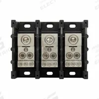 BUSSMANN Power Distribution Block: Open, Lug, Lug, 6 AWG – 350 kcmil For Line Side Wire Sizes (MPN 16332-3). Key specifications — attr1361688: Surface; attr1308686: BUSSMANN; attr1361672: Copper.