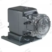 STENNER Peristaltic Chemical Metering Pump: 120V AC, 1/30 hp HP, 5 gpd Max. Flow Rate, Santoprene (MPN 85MFH1A1SUG1). Key specifications — Tubing Material: Santoprene; Brand: STENNER; Reproducibility: ±2.0%.