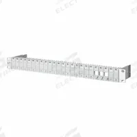 METZ CONNECT Patch Panel: Rack, ABS, 24 Ports, Unequipped (MPN 130A20-00-E). Key specifications — Housing Material: ABS; Includes Connector: Unequipped; Mounting Type: Rack; Product Type: Module Frame; Connector Color: Light Gray; Connection Type: OpDAT Module LC-Duplex OM4.