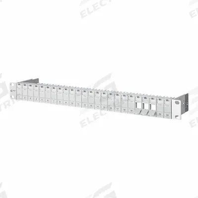METZ CONNECT Patch Panel: Rack, ABS, 24 Ports - Voice & Data Housings, Panels & Connector Components