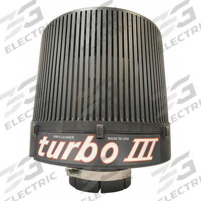 TURBO Automotive Air Filter: Spin-On, Engine, Round, Spin-On, 7 1/2 in Outside Dia - Engine Air Prefilters
