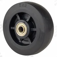 DAYTON Wheel: 6 in Overall Ht, 350 lb Load Capacity, 6 in H x 2 in W, 6 in Overall Lg, Black, W-042. Key specifications — Compatible Grainger Part Number: 4W326; Manufacturer Part Number: W-042; Accessory Type: Wheel.