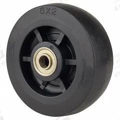 DAYTON Wheel: 6 in Overall Ht, 350 lb Load Capacity, 6 in H x 2 in W, 6 in Overall Lg, Black, W-042. Key specifications — Compatible Grainger Part Number: 4W326; Manufacturer Part Number: W-042; Accessory Type: Wheel.