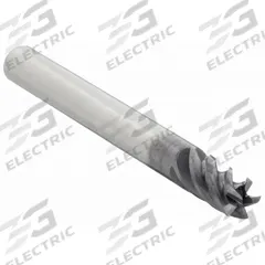 WIDIA HANITA Square End Mill: Carbide, AlTiN Coated, 5 Flute, 3/16" Mill Dia, 9/16" LOC, 2" OAL (MPN 5V0E05000ST)