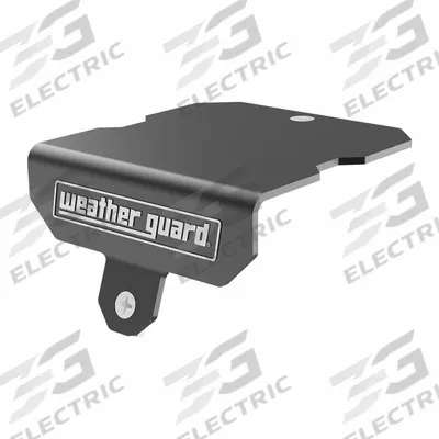 WEATHER GUARD Side Light Bracket: 9 19/32 in Overall Wd, 3 1/2 in Overall Ht - Truck Cab Protector Accessories