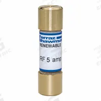 MERSEN Fuse: Class H, RF Series, Fast-Acting, 5 A, 250 V AC, Non-Indicating (MPN RF5). Key specifications — Manufacturer Part Number: RF5; Brand: MERSEN; Series: RF.