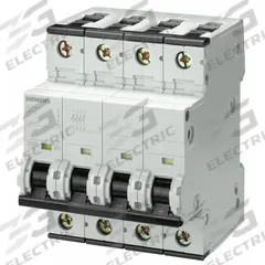 SIEMENS IEC Supplementary Protector: 1.6 A Amps, 72V DC, 10kA at 400V AC, Screw Clamp, A, 400V AC (MPN 5SY44155). Key specifications — attr216783: 5SY4; attr195822: 72V DC; attr195823: 10kA at 400V AC; attr195824: Screw Clamp; attr211130: SIEMENS.