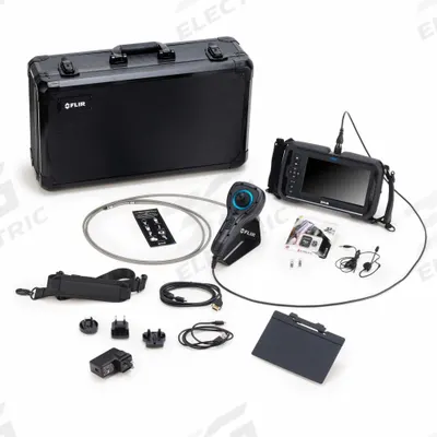 FLIR Videoscope Kit: 640 x 480, 2 m Shaft Lg, 6 mm Shaft Dia, 6 mm Camera Dia - Borescopes with Articulating Probes