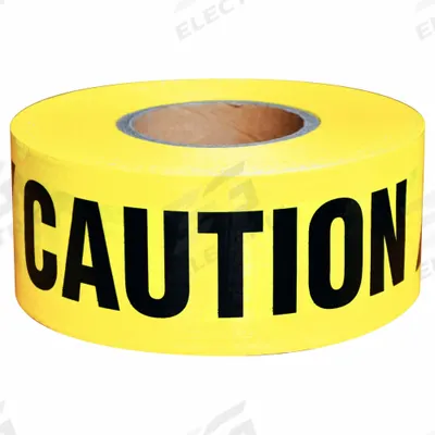 APPROVED VENDOR Barricade Tape: 1,000 ft Lg, 3 in Wd, Caution Legend, Polyethylene - General Caution Messaging Barrier Tape