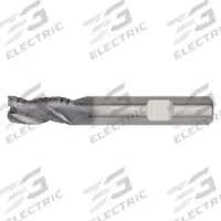 WIDIA HANITA Roughing End Mill: Carbide, AlTiN Coated, 3 Flute, 8 mm Mill Dia, 16 mm LOC, 63 mm OAL (MPN DQ1308003W)