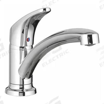 AMERICAN STANDARD Low Arc Kitchen Faucet: Colony Pro, Cast Brass, Single-Post, Deck - Single-Post Kitchen Faucets