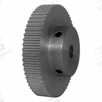 DAYTON Timing Pulley: Modified Curvilinear, Fixed, For GT Timing Belt Section, For 6 mm Belt Wd (MPN 62-3P06-6A4). Key specifications — Brand: DAYTON; Finish: Clear Anodized; For Belt Series: Powerhouse®.