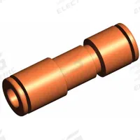 SMC Pneumatic Check Valve: Straight, 1/4 in Tubing, 1/4 in Tubing, 1 MPa Max. Pressure (MPN AKH07-00). Key specifications — attr291949: 1/4 in Tubing; attr291950: 1/4 in Tubing; attr291957: Brass (Body); Brass (Spacer); NBR (O-Ring); NBR, Aluminum Alloy (Valve); Stainless Steel (Stopper); Stainless Steel + NBR (Gasket).
