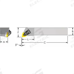 ULTRA-DEX USA Indexable Turning and Profiling Tool Holder: DWLNR 16-4D (MPN 974-000-023). Key specifications — attr257703: DWLNR 16-4D.