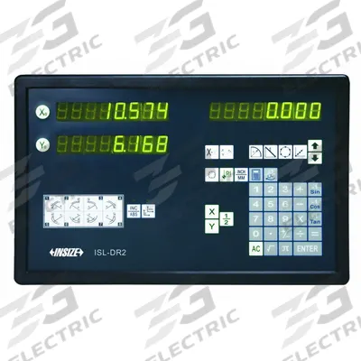 INSIZE Digital Readout: 2 Axis, 0.00001 Resolution - Min, 0.00001 to 0.002 Resolution - Two-Axis Digital Readout Counters