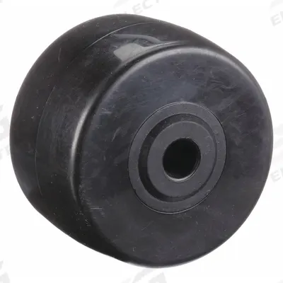 Dayton Roller: 2 1/2 in Overall Ht, 2 1/2 in H x 1 1/4 in W, 2 1/2 in Overall Lg - Replacement Parts for Hand Trucks