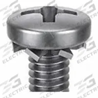 SEMS Screw: External Tooth, M5x0.80 Thread Size, 14 mm Lg, Stainless Steel, Passivated, Pan, 10 PK (MPN 1-MPE-5-14). Key specifications — Drive Size: #2.