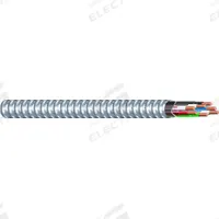 SOUTHWIRE Metal Clad Cable: 12 AWG, 4 Conductors, Copper, 1,000 ft, Aluminum, Std, THHN/THWN (MPN 58082003). Key specifications — Brand: SOUTHWIRE.
