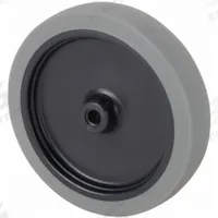APPROVED VENDOR Caster Wheel: 5 in Wheel Dia., 1 in Wheel Wd, Rubber, 145 lb Load Rating, Gray, Std (MPN IS05Z4105). Key specifications — Wheel Core Material: Polypropylene; Wheel/Tread Color: Gray; Brand: APPROVED VENDOR.