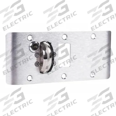 ACCURATE Door Strike Plate: Curved Lip, 5 3/4 in Lg, 4 3/4 in Wd - Double Lipped Strike Plates