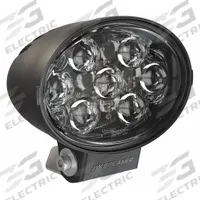 J.W. SPEAKER Vehicle Work Light: Oval, Trapezoid, LED, Bracket, DT04-2P Connector, Surface Mount (MPN TS3001V). Key specifications — Housing Color: Black; Brand: J.W. SPEAKER; Electrical Connection: DT04-2P Connector; Installation Type: Removable.
