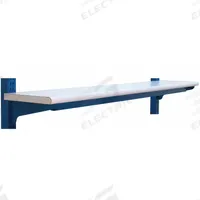 BENCHPRO Upper Shelf: 120 in Overall Wd, 12 in Overall Dp, White, Steel, Includes Mounting Hardware (MPN TS12120). Key specifications — Includes Mounting Hardware: Yes; Color: White.