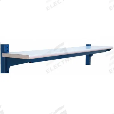 BENCHPRO Upper Shelf: 120 in Overall Wd, 12 in Overall Dp, White, Steel - Shelves for Workbenches