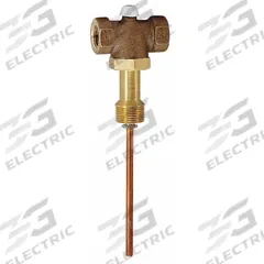 WATTS Automatic Temperature Gas Shutoff Valve: MNPT x FNPT, 3/4 in x 1/2 in Connection Size, Bronze (MPN LFL210-5-M2). Key specifications — Brand: WATTS; Body Material: Bronze.