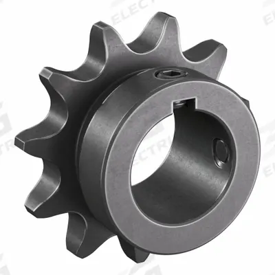 TSUBAKI Single Strand Sprocket: 40, For 1/2 in Chain Pitch, 7/8 in Bore Dia, 11 Teeth - Size 40 Fixed-Bore Roller Chain Sprockets