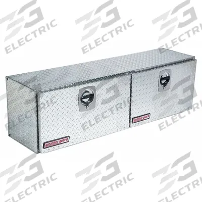 WEATHER GUARD Topside Truck Box: Topside Truck Box, Double Drop-Down Doors Lid, D-Handle - Double Drop-Down Door Topside Boxes