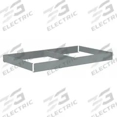 TENNSCO Shelf: 42 in x 18 in, 2,500 lb Load Capacity, Gray, Shelf (MPN ZLCS-4218). Key specifications — Includes: (4) Beams; Shelf Configuration: Single Straight; Color: Gray; Frame Material: Steel; Brand: TENNSCO; Frame Finish: Zinc Plated; Product Type: Shelf.