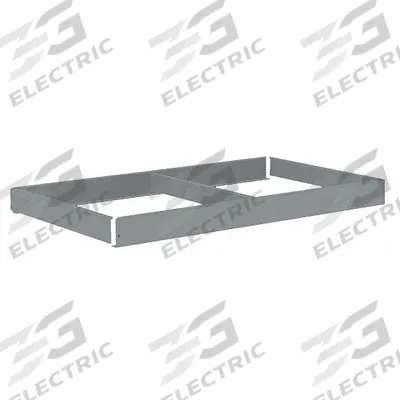 TENNSCO Shelf: 42 in x 18 in, 2,500 lb Load Capacity, Gray - Open Deck Shelf Kits for Boltless Shelving