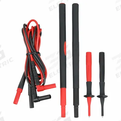 FLUKE Test Lead Kit: CAT III 1000V/CAT IV 600V, Std Probe, 1,000 V Max Volt - Test Lead Kits