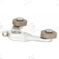 TELEMECANIQUE SENSORS Forked Roller Lever: Forked Roller Lever, Fixed, 1.5 in Arm/Operator Lg - Max (MPN 9007LA4). Key specifications — Brand: TELEMECANIQUE SENSORS; Compatible with Series: 9007AW; Roller Position: Outside Offset; Actuator Style: Forked Roller.